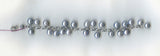Sterling Silver Grey Pearl Bracelet