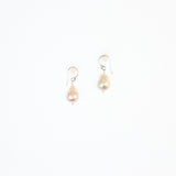 Teardrop Pearl Sterling Silver Earrings C