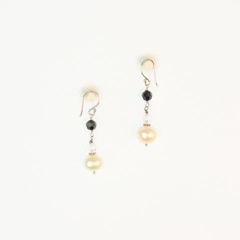 Swarovski crystal & Pearl Earrings B