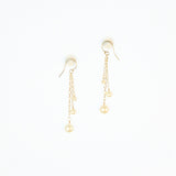 Gold-filled Pearls earrings