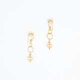 Pearl & Vermeil Earrings