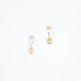 Teardrop Pearl Sterling Silver Earrings D
