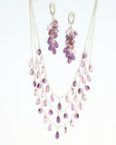 Triple strand Swarovski crystal Necklace