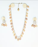 Teardrop Pearl Sterling Silver Necklace