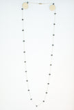 Moss Aquamarine Sterling Silver Necklace