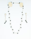 Moss Aquamarine Sterling Silver Necklace