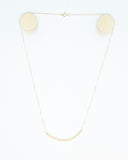 Gold-filled Pearl bar necklace
