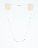 Gold-filled Pearls & Swarovski crystal Bar necklace
