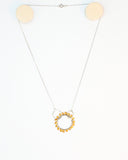 Citrine Circle Necklace
