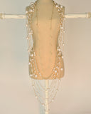 SIX Strand Swarovski Pearl & Crystal Gold-filled Necklace