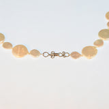 Hand Knotted Long Coin Pearl Necklace