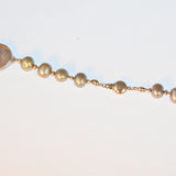 Grey Pearl Long 42" Necklace