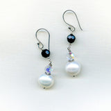 Swarovski crystal & Pearl Earrings B