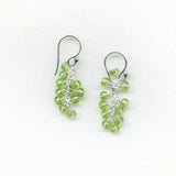 Peridot Cluster earrings