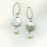 Mother-of-Pearl & Pearl Earrings
