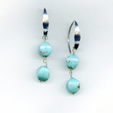 Turquoise Sterling Silver Earrings A