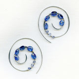 Kyanite Swirl Earrings