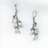 Prehnite Leaf earrrings