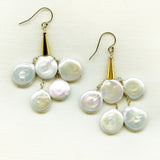 Coin Pearl Earrings