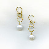 Pearl & Vermeil Earrings