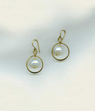 Bronze Pearl Earrings