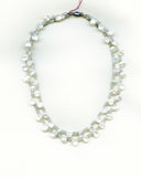 Labradorite & Keshi Pearl Double strand Necklace