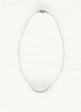 Gold-filled Pearl bar necklace