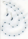 Moss Aquamarine Sterling Silver Necklace